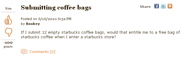 La fidelisation communautaire sur le site de Starbucks