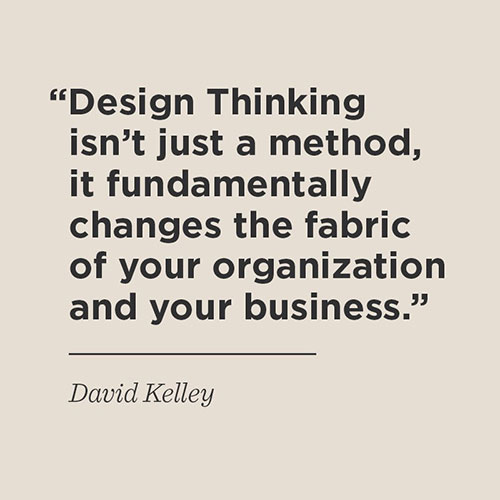 Citation de David Kelley sur le Design Thinking