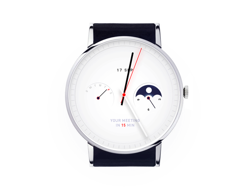 Exemple Swiss Watch Material design