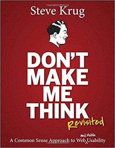 « Don’t make me think » de Steve Krug