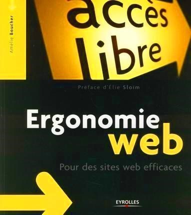 « Ergonomie web » de Amélie Boucher (Eyrolles, 2007)