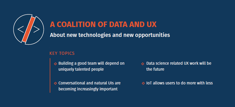Tendances UX 2020 - A coalition of data and UX