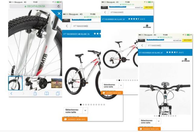 Mobile Vélo - UX fiche produit