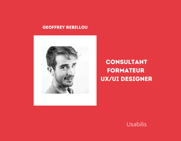 Geoffrey Rebillou formateur UX/UI